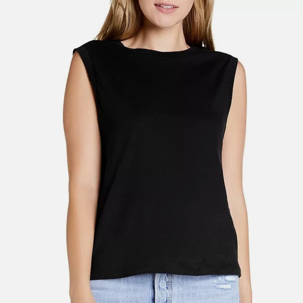 Michael Stars Classic Black Muscle Tee